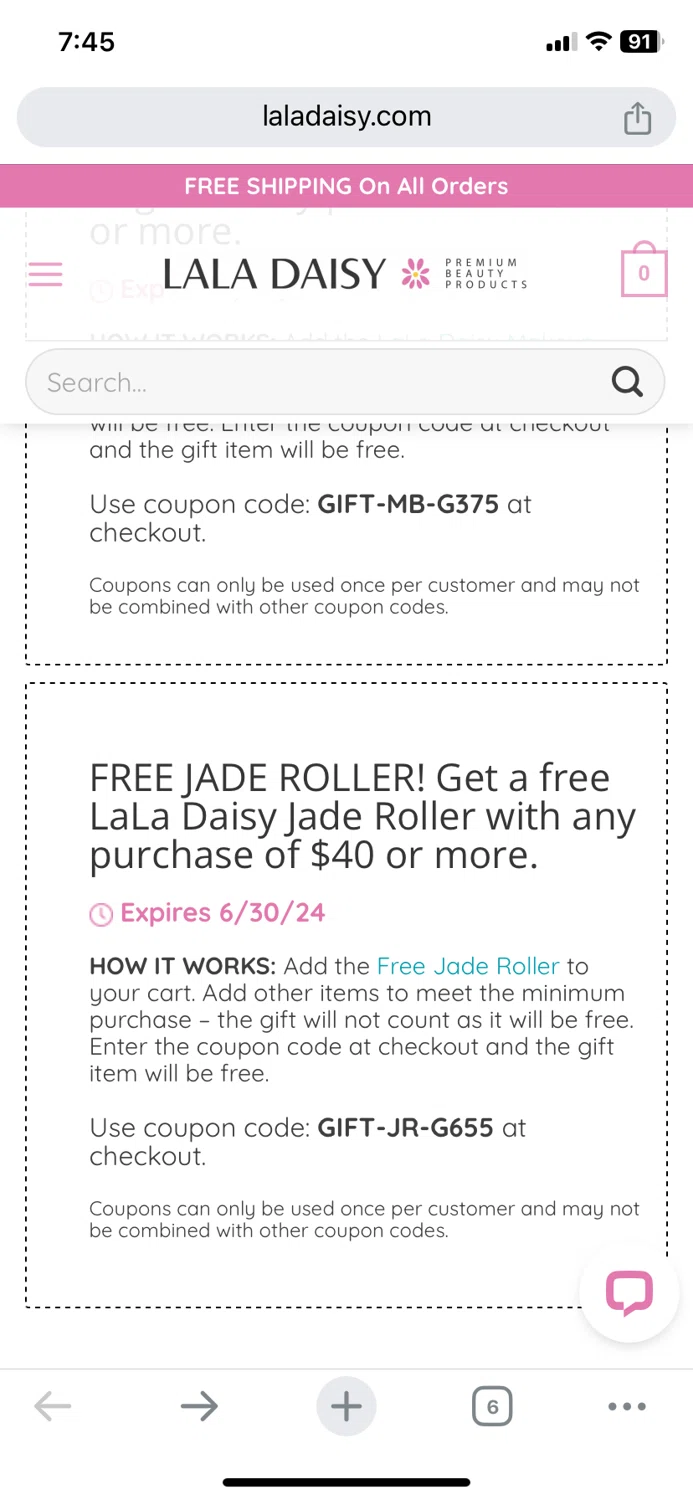 LaLa Daisy Promo Codes 20 Off June 2024