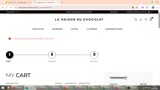 La Maison du Chocolat coupon verification screenshot