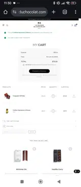 macarons coupon verification screenshot