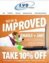 EMAIL10 coupon verification screenshot
