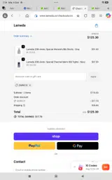 LAMEDA coupon verification screenshot