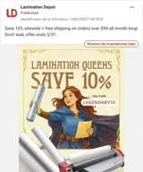 legendary10 coupon verification screenshot