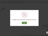 POP coupon verification screenshot