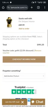 getfit coupon verification screenshot