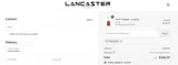Lancaster Paris coupon verification screenshot
