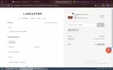 Lancaster Paris coupon verification screenshot