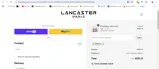 Lancaster Paris coupon verification screenshot