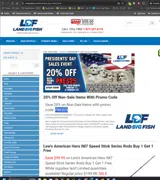 LandBigFish coupon verification screenshot