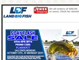 LandBigFish coupon verification screenshot