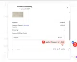 TAKE10 coupon verification screenshot