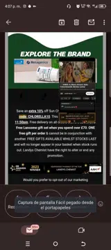 Chlorella10 coupon verification screenshot