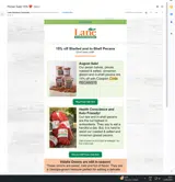 PECANS15 coupon verification screenshot