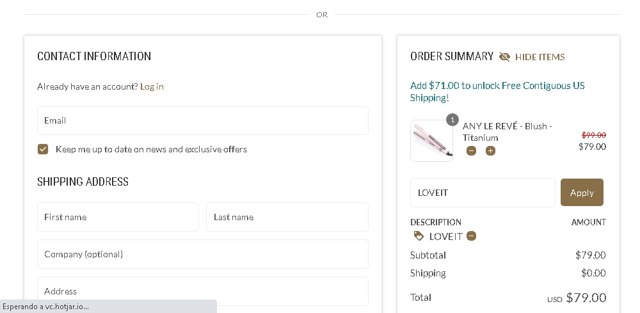 Lange checkout page showing Lange coupon code box | Screenshot taken by SimplyCodes community member on Jun 8, 2020