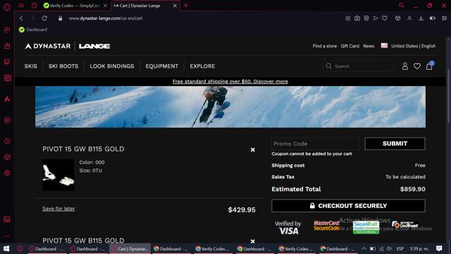 Lange checkout page showing Lange coupon code box | Screenshot taken by SimplyCodes community member on Sep 8, 2024