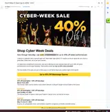 CYBERWEEK coupon verification screenshot