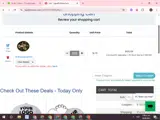 welcome coupon verification screenshot