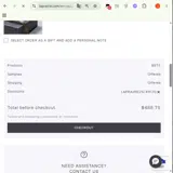 La Prairie coupon verification screenshot