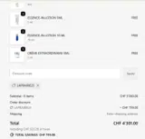 LAPRAIRIE25 coupon verification screenshot