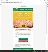 CHEESE coupon verification screenshot