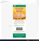 CHEESE coupon verification screenshot