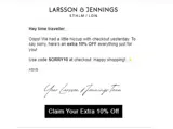 SORRY10 coupon verification screenshot