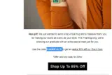 THANKFUL15 coupon verification screenshot