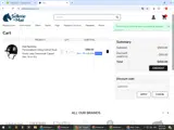 SANDY10 coupon verification screenshot