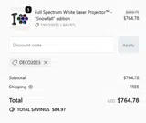 Deco2023 coupon verification screenshot