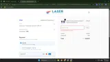 HOLIDAYLASER20 coupon verification screenshot