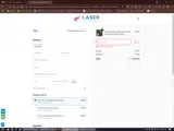 HOLIDAYLASERS coupon verification screenshot
