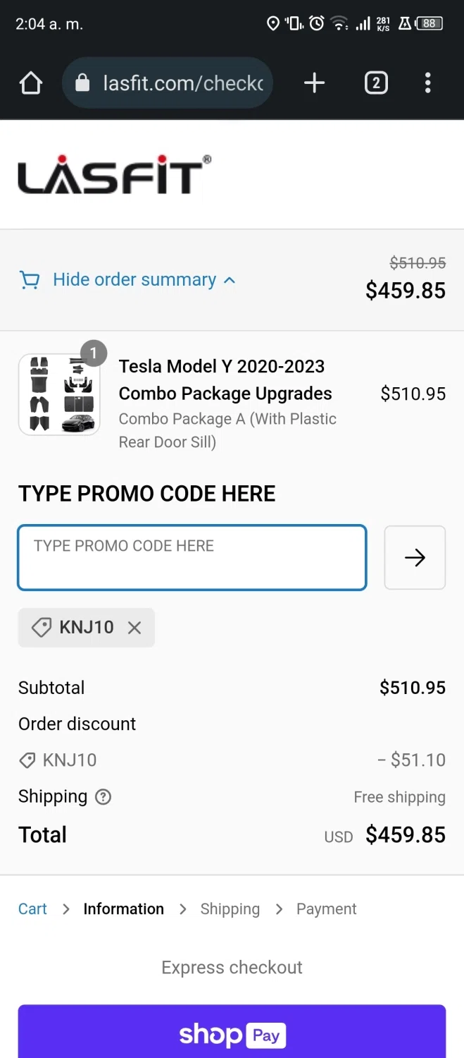 how to use Lasfi coupons