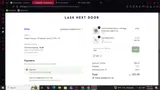 Lash Next Door coupon verification screenshot