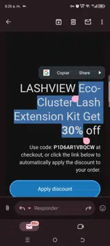 P1D6AR1VBQCW coupon verification screenshot