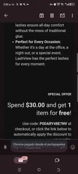 P0DARY48E7NV coupon verification screenshot