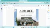 DOMINGO10 coupon verification screenshot