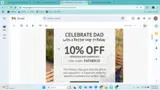 FATHER10 coupon verification screenshot