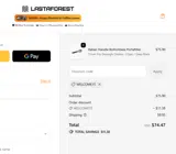 Lastaforest coupon verification screenshot