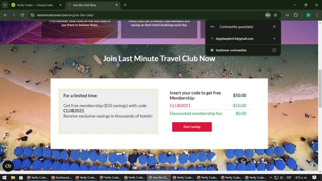 Last Minute Travel checkout page showing Last Minute Travel coupon code box | Screenshot taken by SimplyCodes community member on Dec 2, 2024