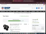 Las Vegas Raiders coupon verification screenshot