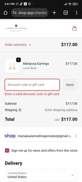 EYEFOREYE coupon verification screenshot