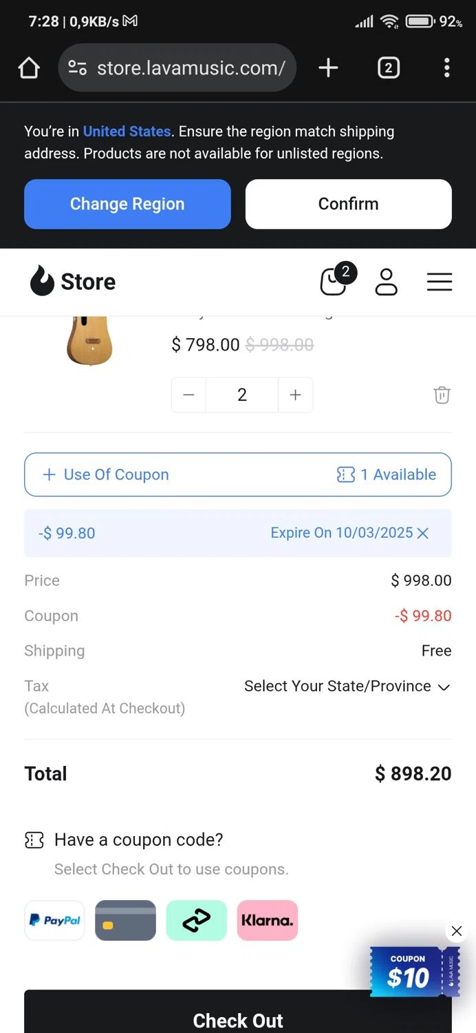 LAVA MUSIC discount code screenshot showing code GTAKEIAIR applied at LAVA MUSIC checkout page. Uploaded by SimplyCodes community member Anderson on Sep 28, 2025