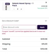 Lavi MD coupon verification screenshot