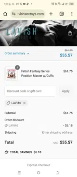 Lavi46 coupon verification screenshot