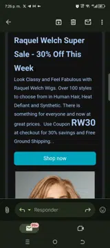Rw30 coupon verification screenshot