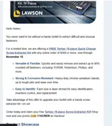11SCREW coupon verification screenshot