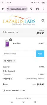 ADBNI coupon verification screenshot