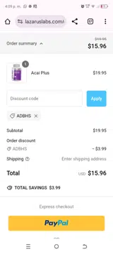 ADBHs coupon verification screenshot