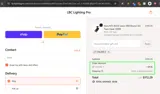 LBC Lighting Pro coupon verification screenshot