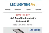 LBC Lighting Pro coupon verification screenshot