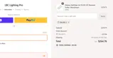 LBC Lighting Pro coupon verification screenshot